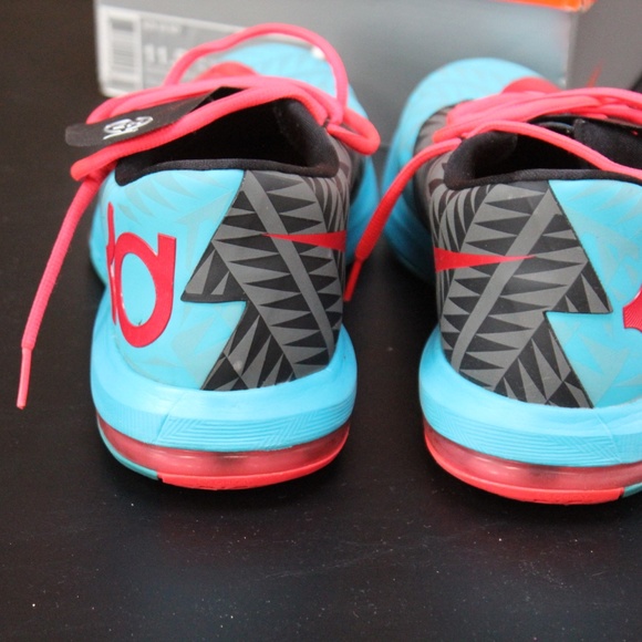 NIKE ZOOM KEVIN DURANT KD VI 6 N7 626368-466 - Picture 3 of 4